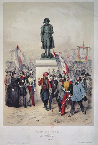 Universal Suffrage, 10th December 1848, Election of Louis Napoleon Bonaparte by Frederic Sorrieu